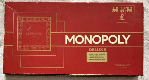 Vintage monopoly deluxe - ~,