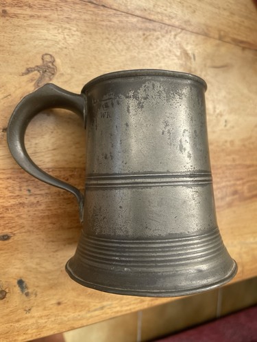 Pewter tavern tankard - pewter,