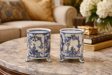 Small Pair Mustard Pots Tettau