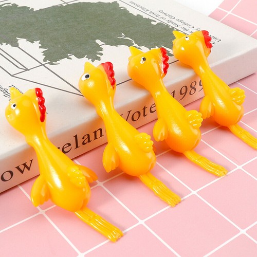 Stretchy sticky flying chicken - sticky,