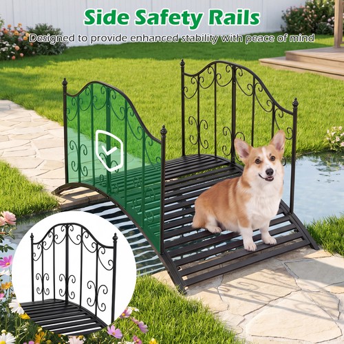Metal garden bridge heavy load - metal,