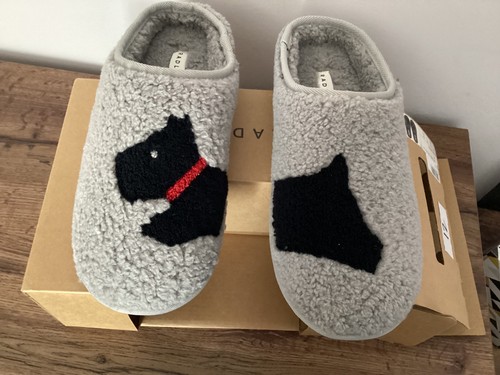 Ladies radley grey slippers - radley,