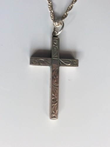 Vintage solid silver - vintage, crucifix