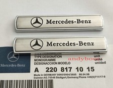 Silver mercedes benz logo - 2x,