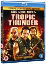 Tropic Thunder Blu-Ray (2009) Ben Stiller cert 15 2 discs FREE Shipping, Save £s