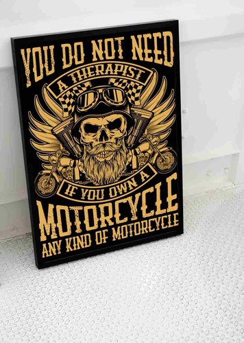 Motorbike quote retro - quote,
