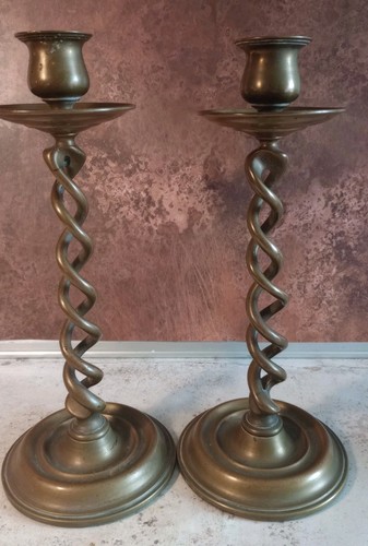 Vtg pair brass - vtg, twist