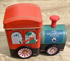 M&S Hot Chocolate Train Tin 100g Marks and Spencer BBE 26.01.2026 Christmas New