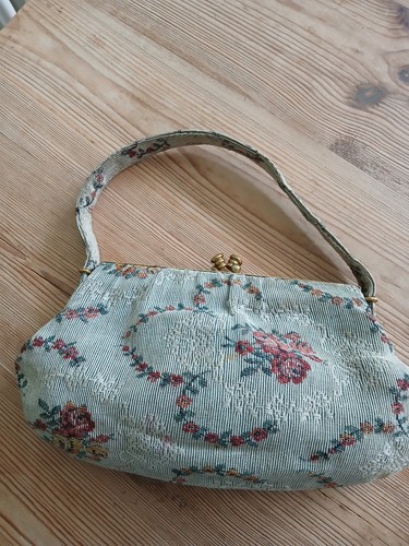 1950s tapestry handbag - 1950s,