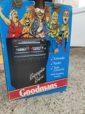 GOODMANS Boogie Box Karaoke, Audio Cassette FM Radio and Mike(Working) 