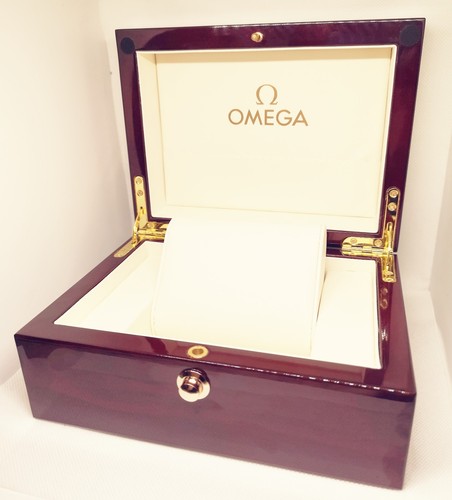 Omega wooden luxury watch box - wooden,