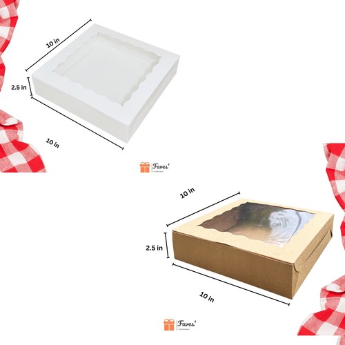 10x10x2 inch clear window - 10x10x2.5,