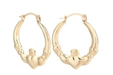 9ct Yellow Gold Claddagh