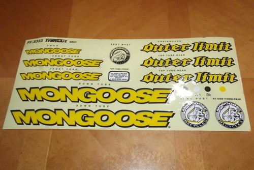 Mongoose outer limit - outer, bmx