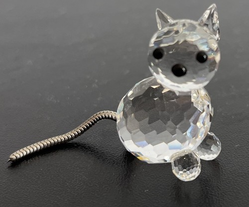 Swarovski crystal cat - ,