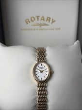 rotary ladies  9ct Oval gold
