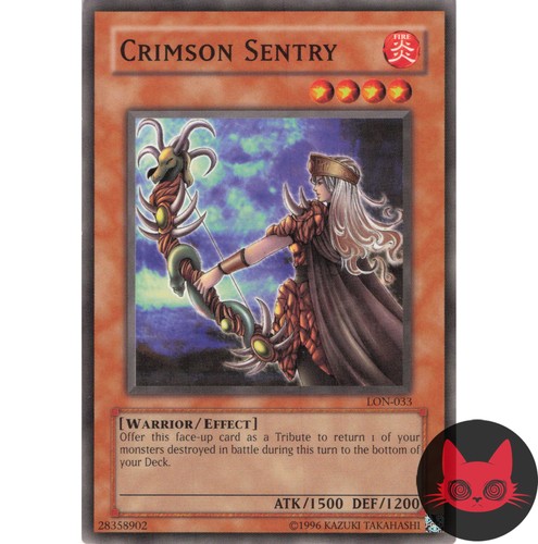 Yugioh crimson sentry lon - crimson,