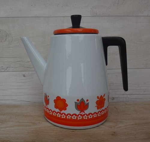 Vintage enamel coffee - vintage,