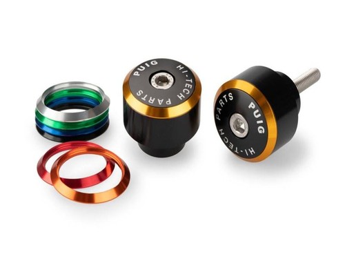 Puig black balance bar ends - black,
