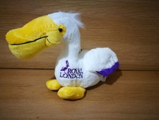 Pelican soft cuddly toy comforter gilbert from the royal london televion advert