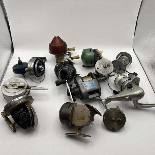 Lot vintage fishing reels - lot, of