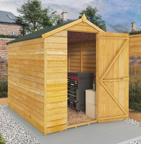 7x5 wooden garden - garden, shed