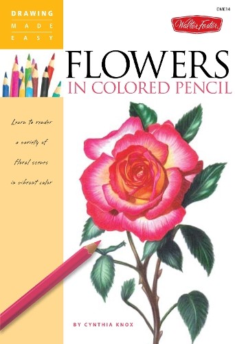 Flowers colored pencil - in,