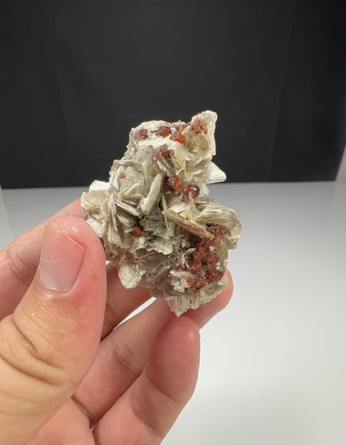 Garnet with mica - garnet,