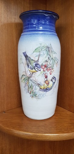 Vintage wenlock pottery vase - wenlock,