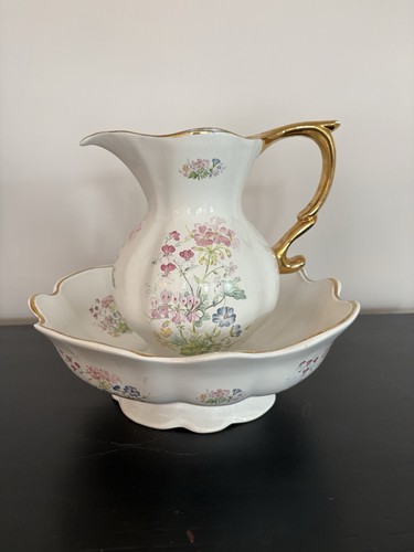 Unmarked floral ceramic - unmarked,