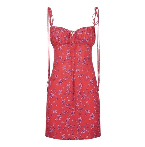 Rat boa fia red - red, floral