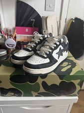 Bape bapesta black fur - bapesta,