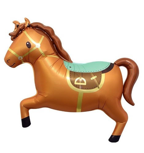 Horse racing balloon pony - horse,