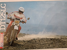 Yamaha 1982 DT125LC,DT125 ORIGINAL UK  sales brochure, 9/10 condition.