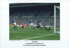 Ian Rush Hand Signed Photo