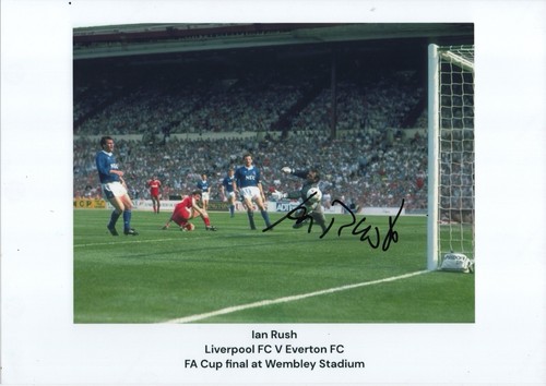 Ian rush hand signed - rush, photo