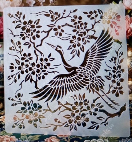 Large japanese crane - japanese, &