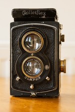 1936 Rolleiflex Old Standard 621 TLR 120 Film Camera F3.8 Zeiss Tessar 622