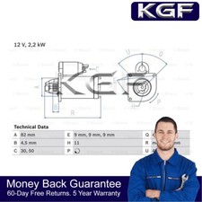 KGF Starter Motor Fits