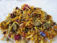 Dried flower mix 100g small animal,tortoise treat Plastic free packaging!