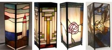 TIFFANY STYLE HANDCRAFTED GLASS TABLE LAMPS