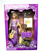 Disney Store Tangled Rapunzel Singing Doll Set