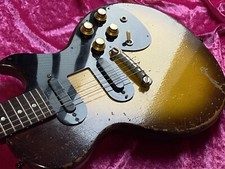 1960 Gibson Melody Maker Sunburst Vintage Electric Guitar All Orig Parts Case