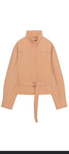 New zara studded - new, trench