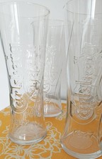 Carlsberg beer glasses 6x