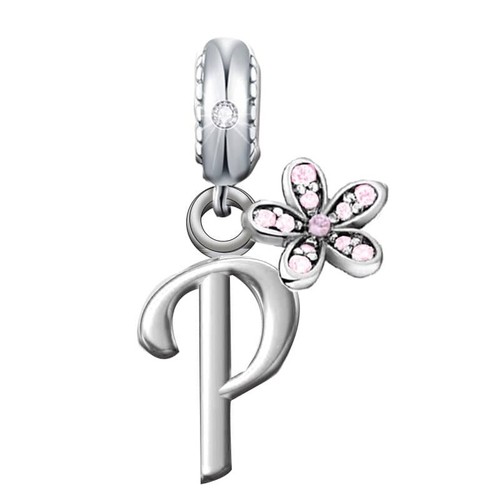 Letter name initial pink - p,
