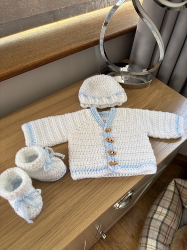 Baby boy cardigan - boy, beanie