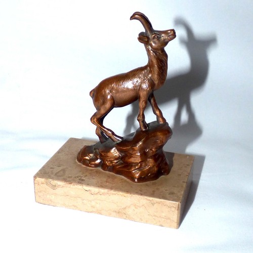 Vintage french spelter - french, alpine