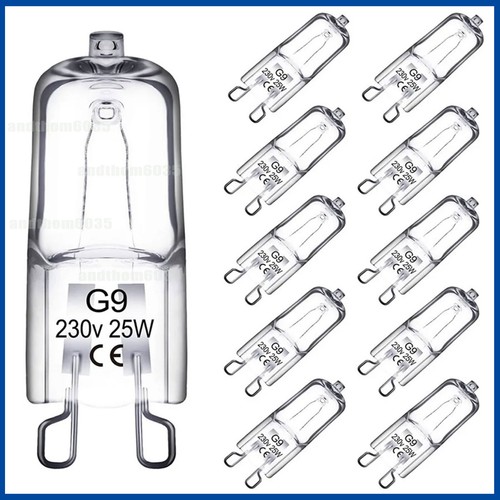 10x halogen bulbs capsule - g9,