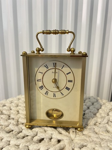 Vintage acctim quartz brass - vintage,